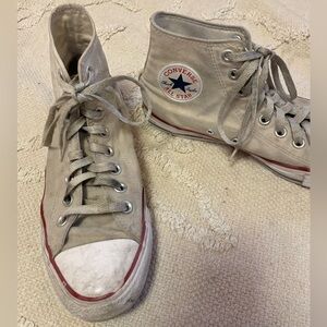 White Converse Women’s Chuck Taylor All Star High Tops Size US 9